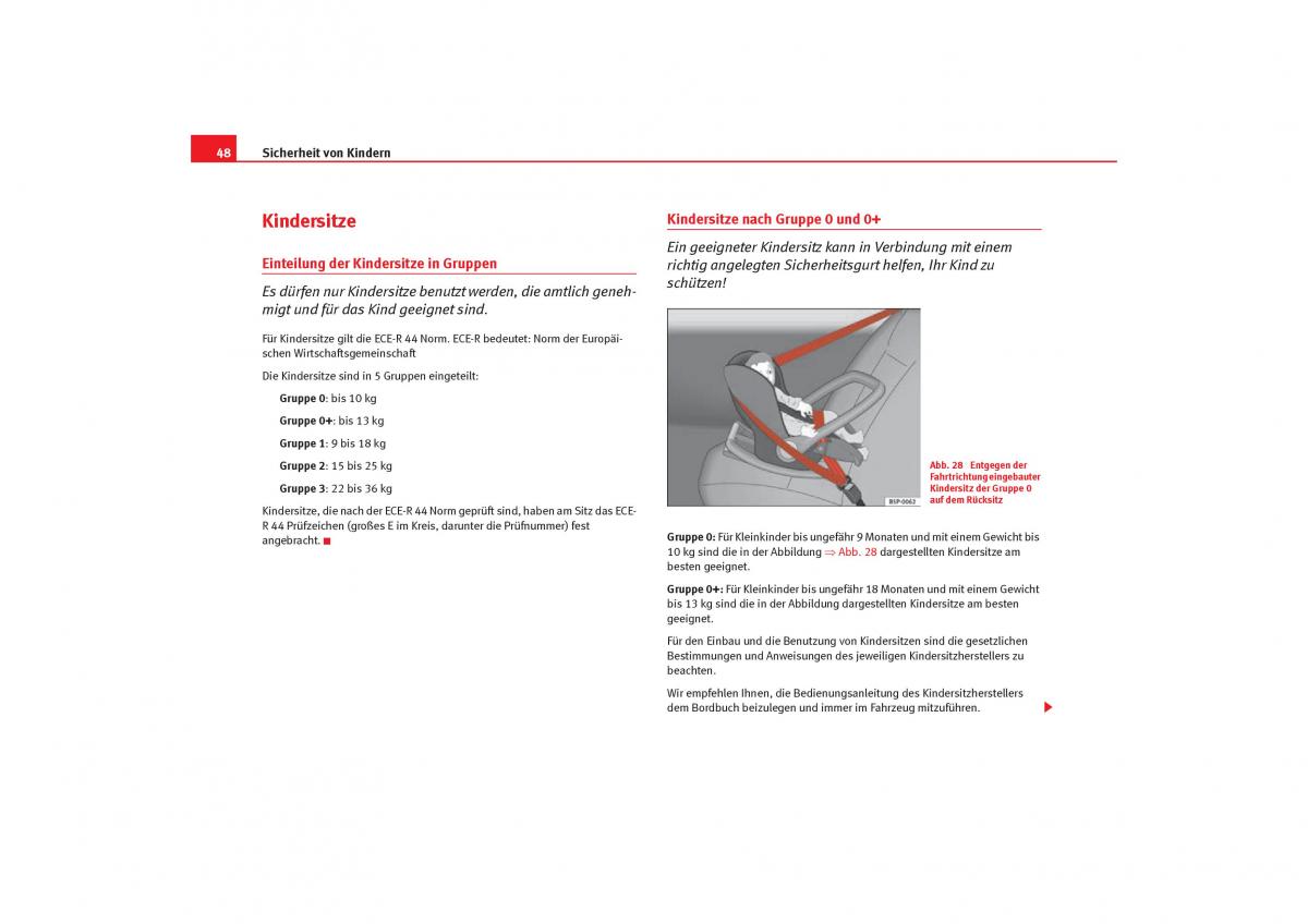 Seat Toledo III 3 Handbuch / page 50