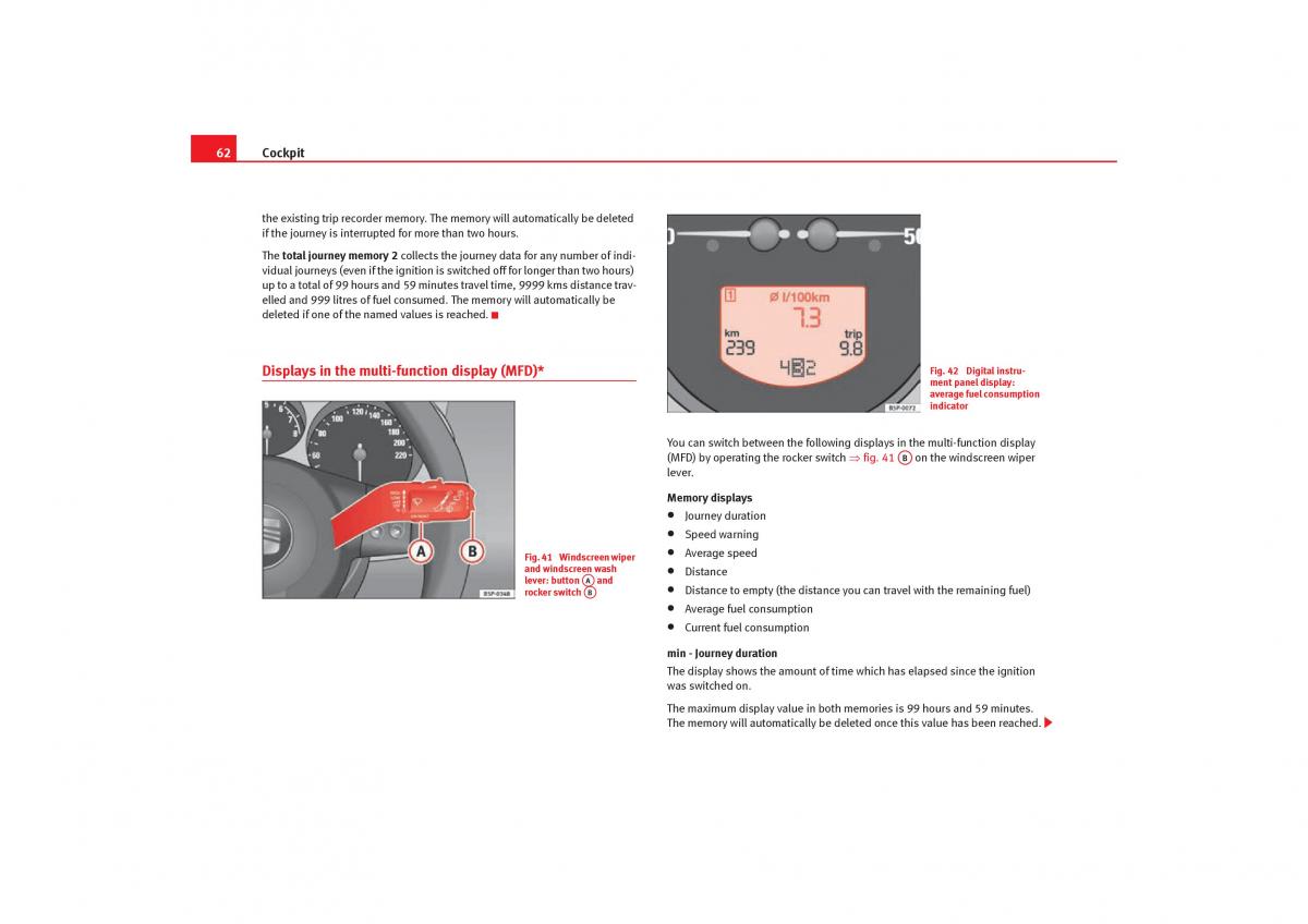 Seat Toledo III 3 owners manual / page 64