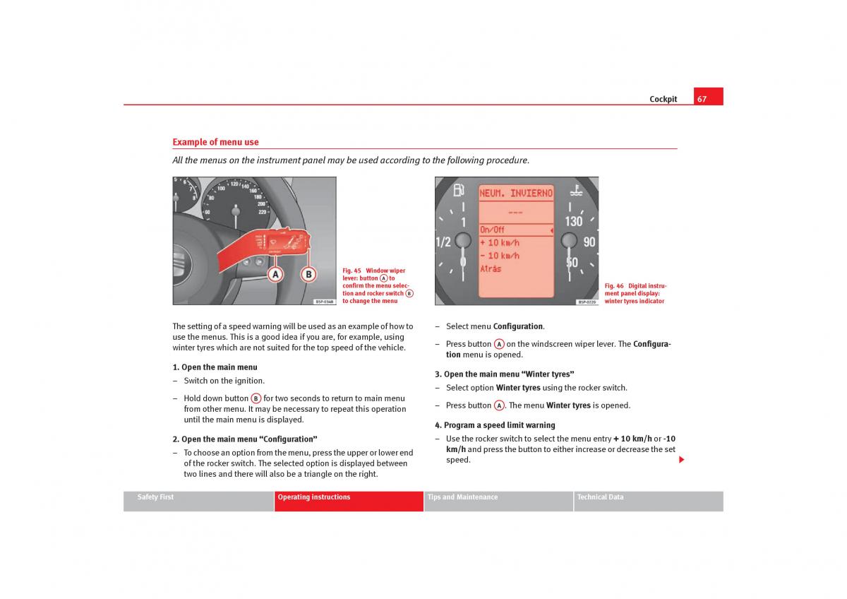 Seat Toledo III 3 owners manual / page 69