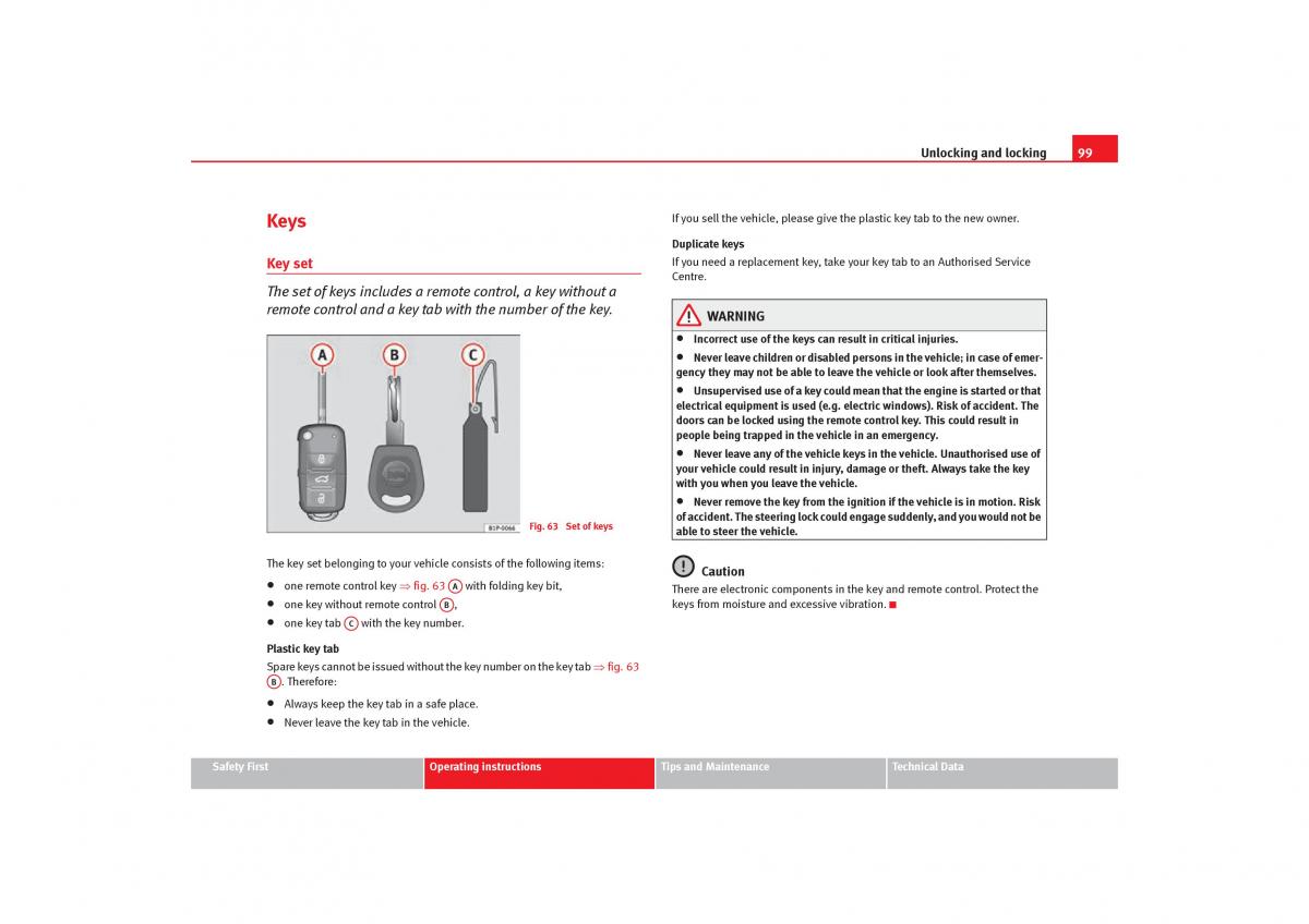 Seat Toledo III 3 owners manual / page 101