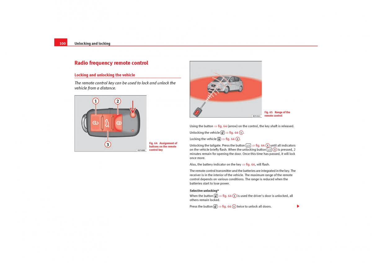 Seat Toledo III 3 owners manual / page 102