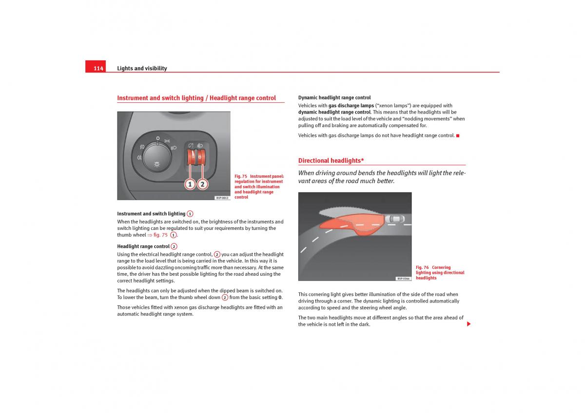 Seat Toledo III 3 owners manual / page 116