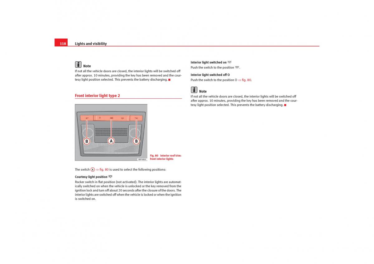 Seat Toledo III 3 owners manual / page 120