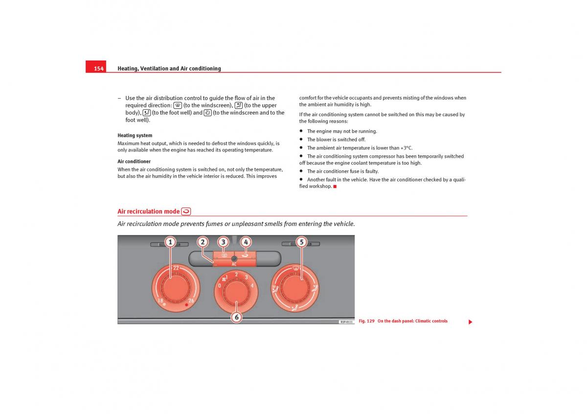 Seat Toledo III 3 owners manual / page 156