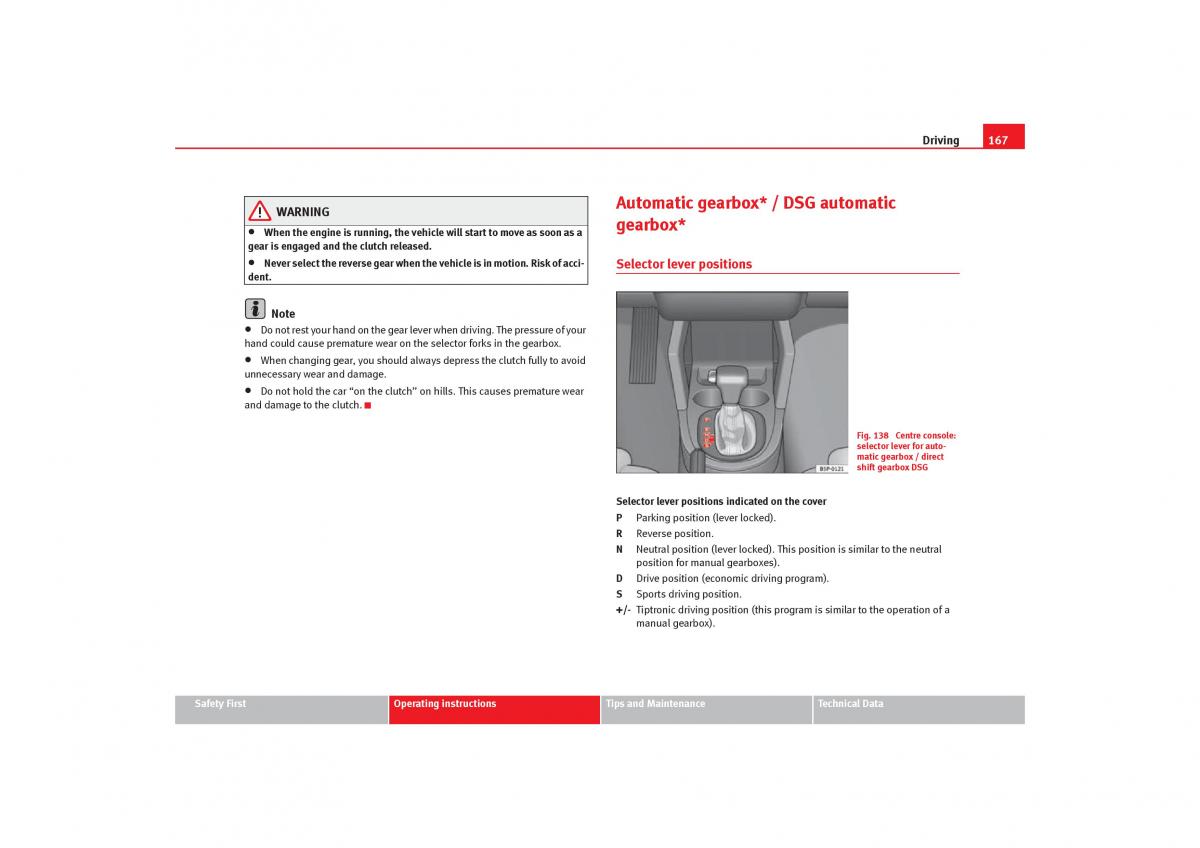 Seat Toledo III 3 owners manual / page 169