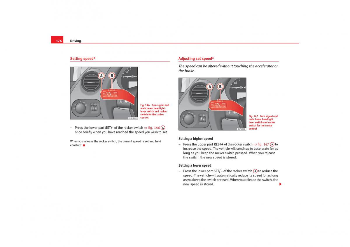 Seat Toledo III 3 owners manual / page 178