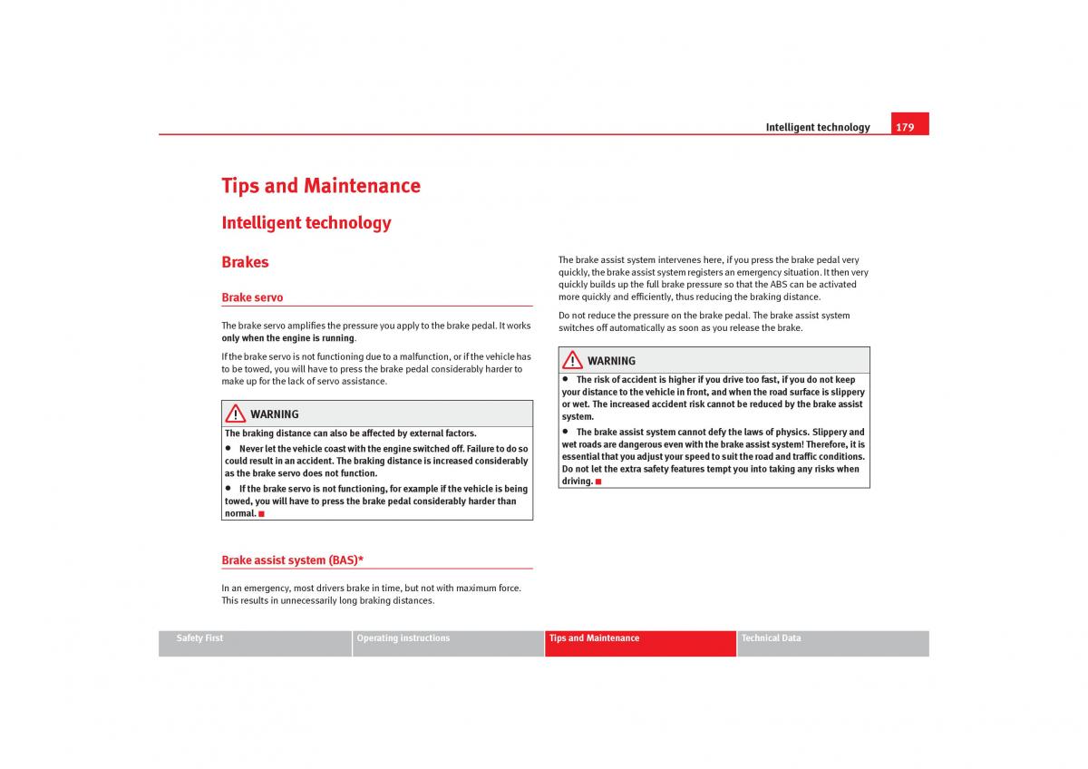 Seat Toledo III 3 owners manual / page 181