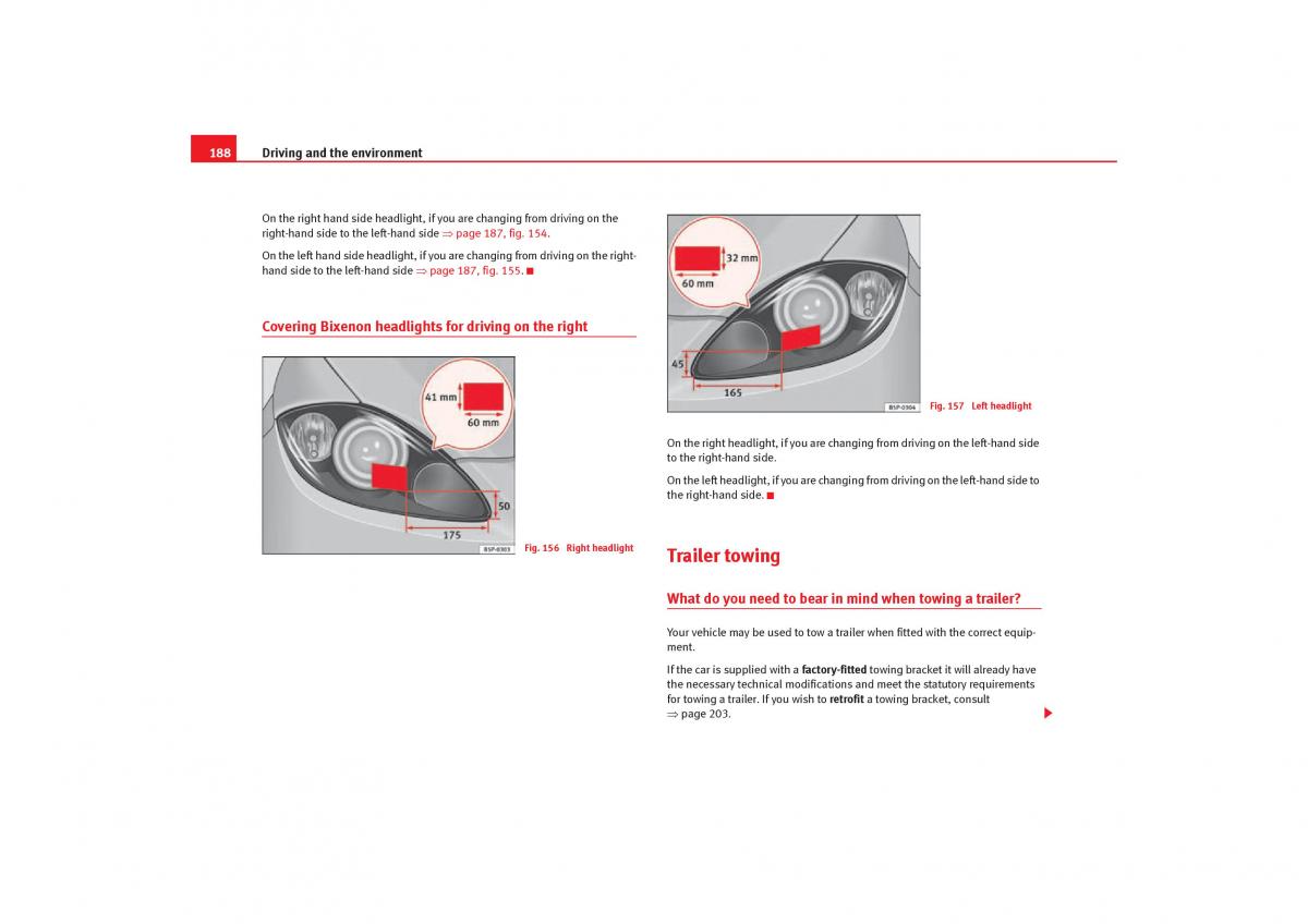 Seat Toledo III 3 owners manual / page 190