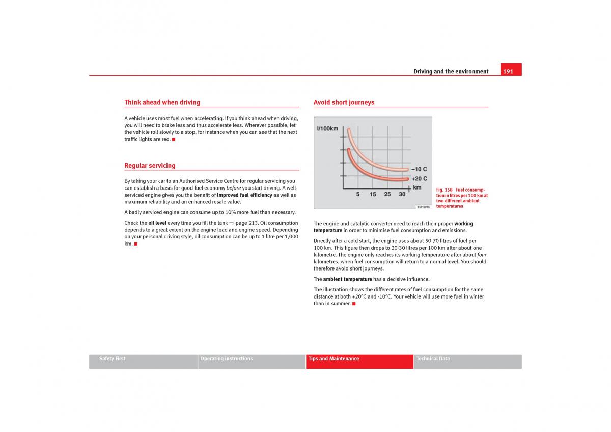 Seat Toledo III 3 owners manual / page 193