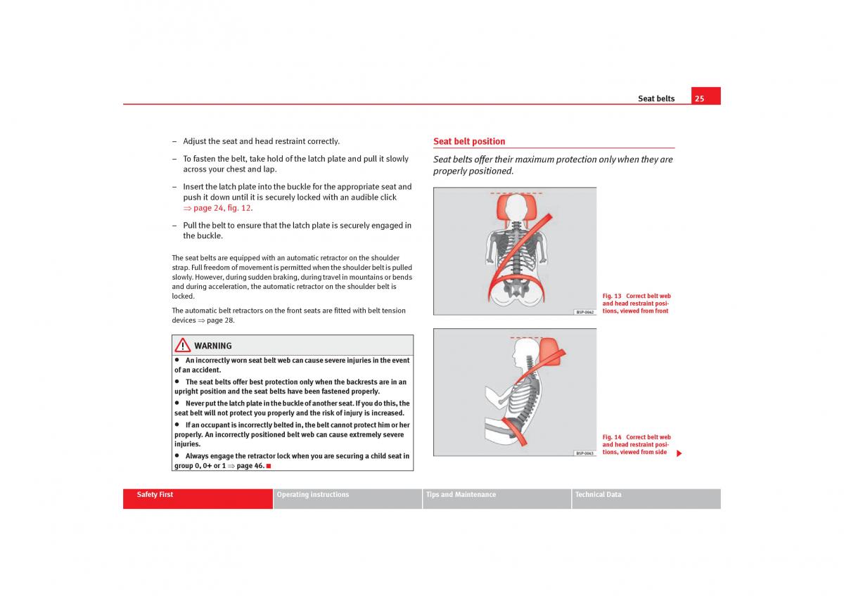 Seat Toledo III 3 owners manual / page 27