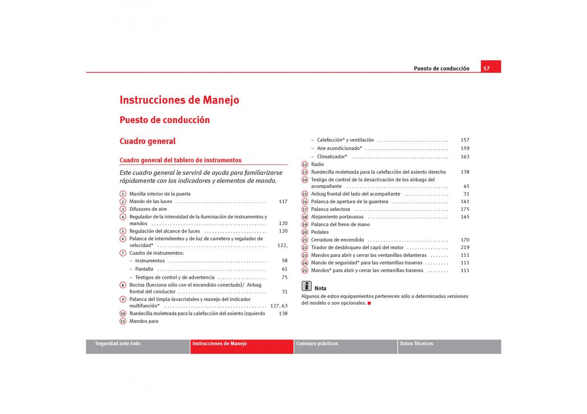 Seat Toledo III 3 manual del propietario / page 59