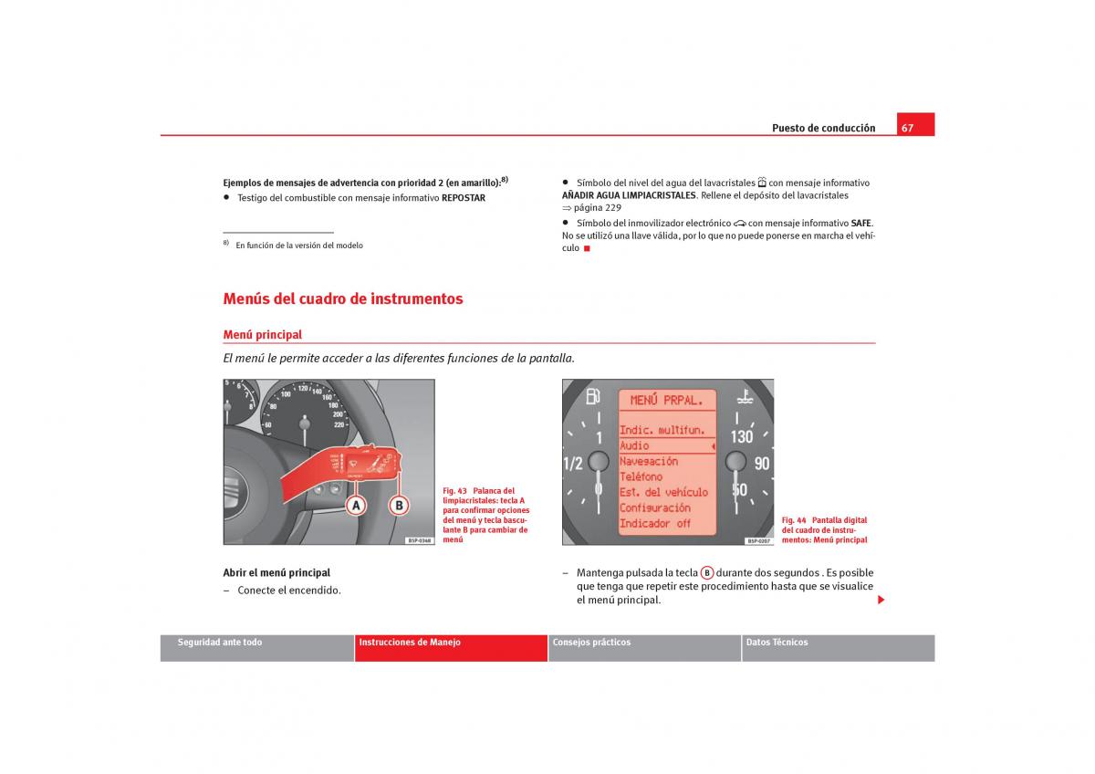 Seat Toledo III 3 manual del propietario / page 69