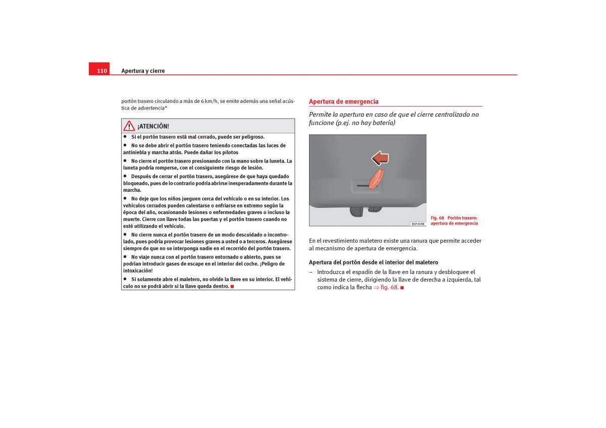 Seat Toledo III 3 manual del propietario / page 112