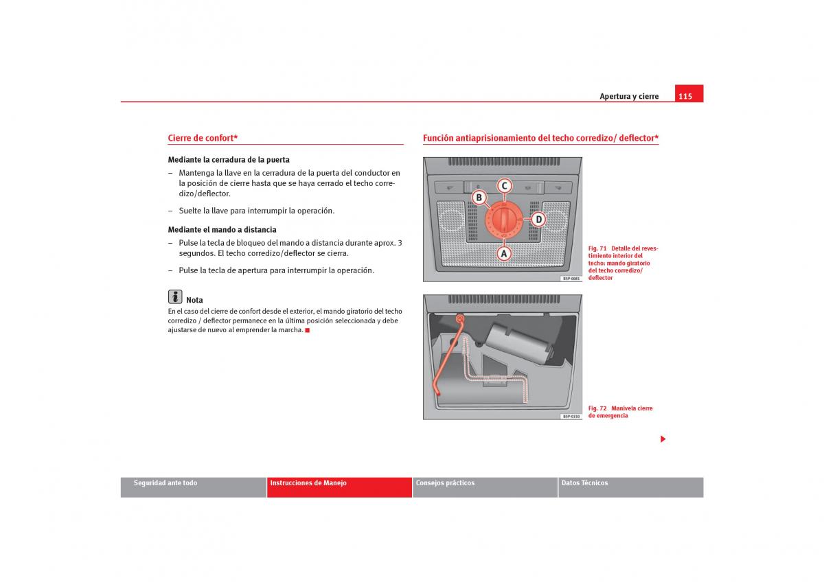 Seat Toledo III 3 manual del propietario / page 117