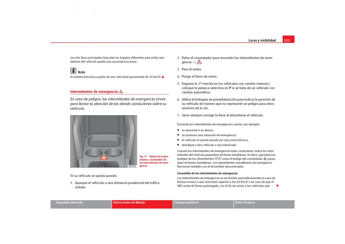 Seat Toledo III 3 manual del propietario / page 123