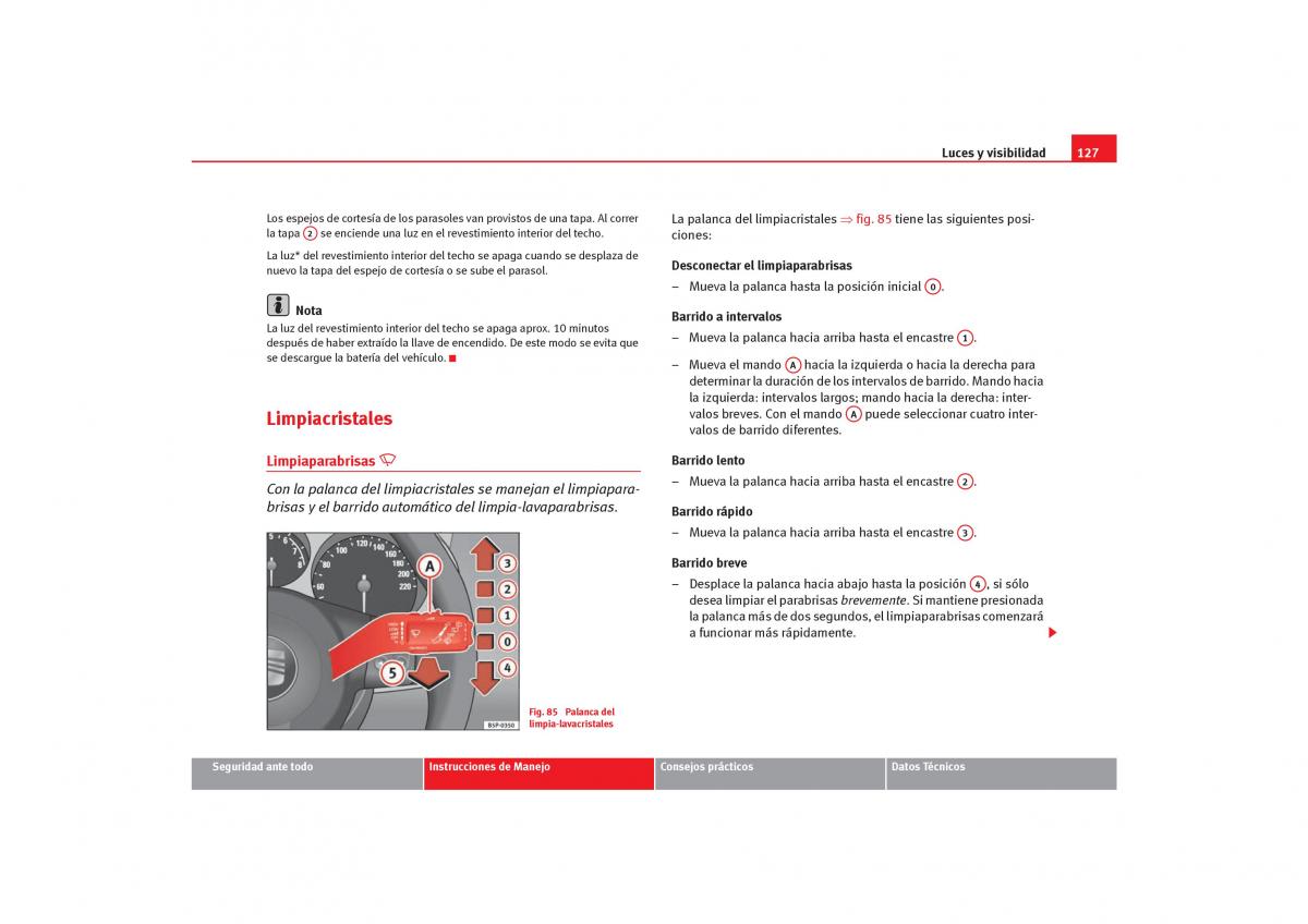 Seat Toledo III 3 manual del propietario / page 129