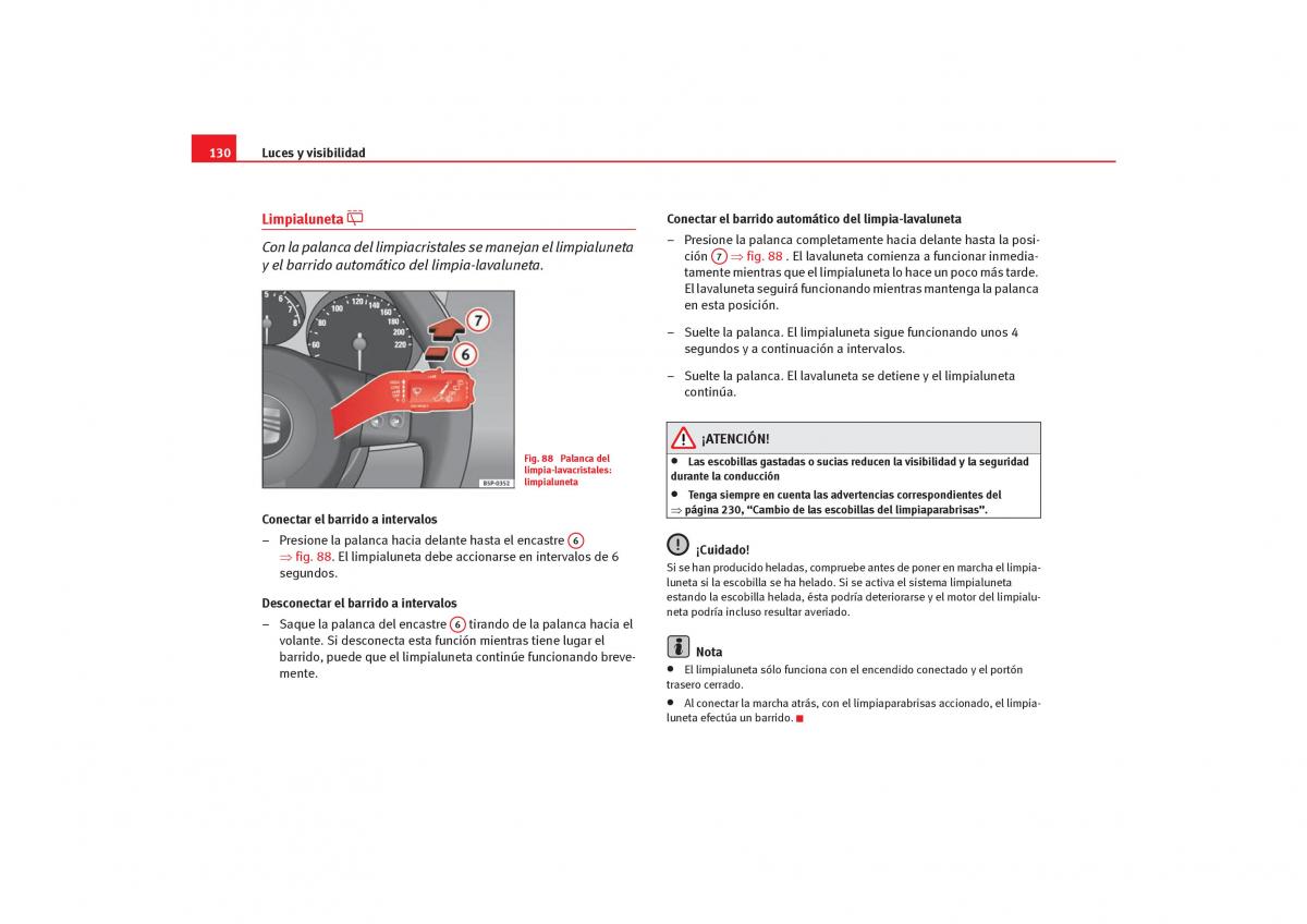 Seat Toledo III 3 manual del propietario / page 132