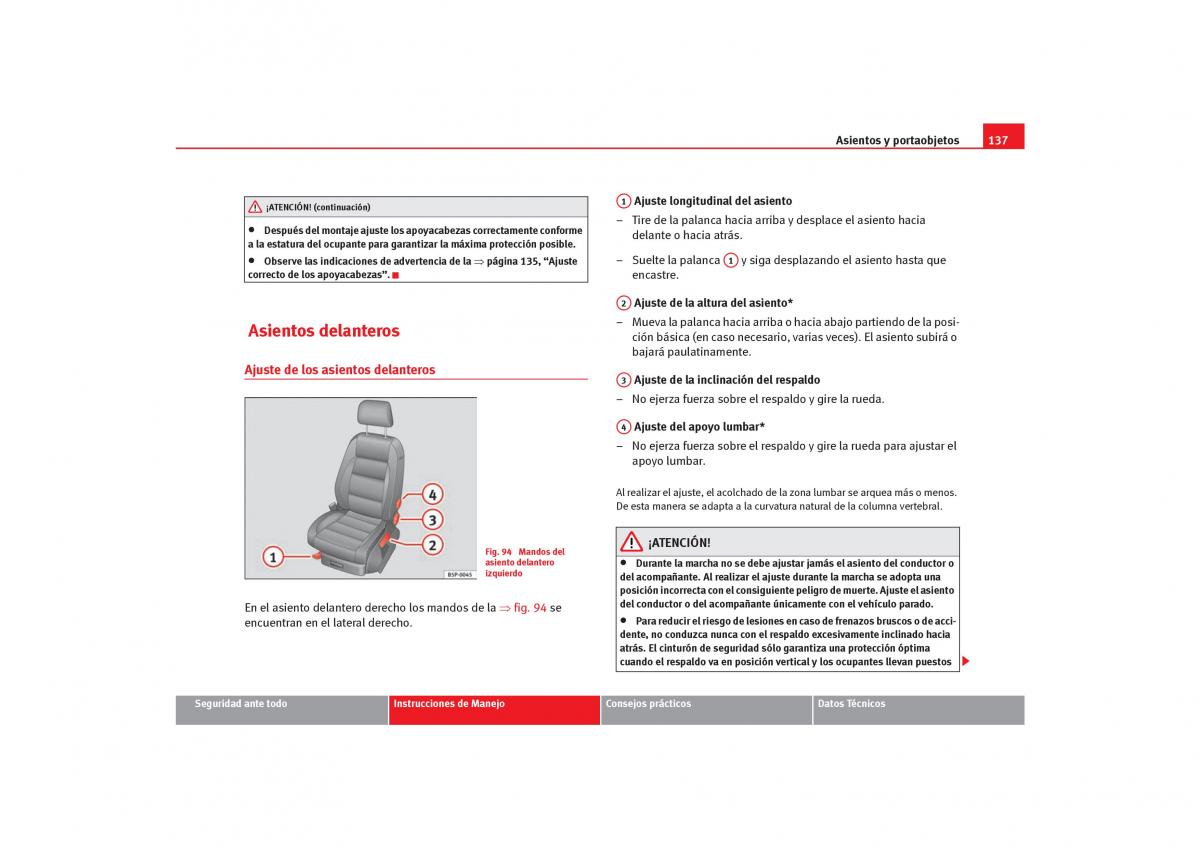 Seat Toledo III 3 manual del propietario / page 139