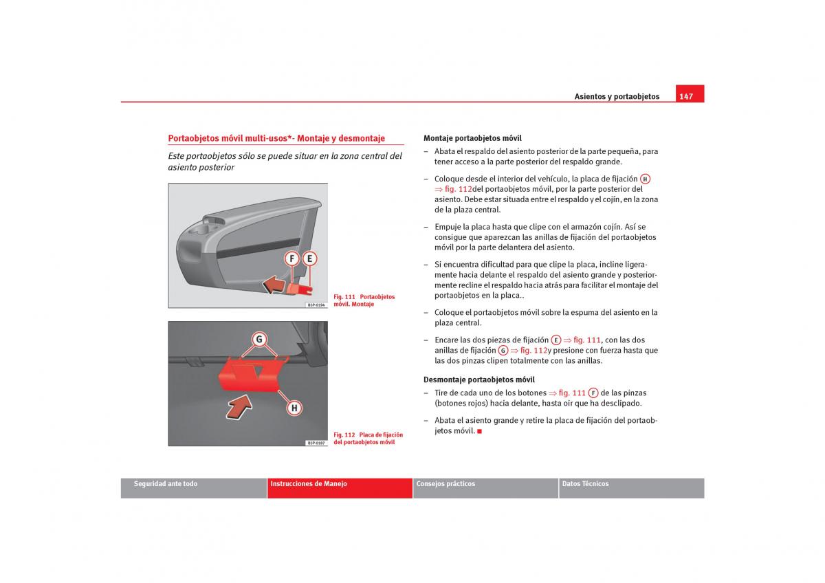 Seat Toledo III 3 manual del propietario / page 149