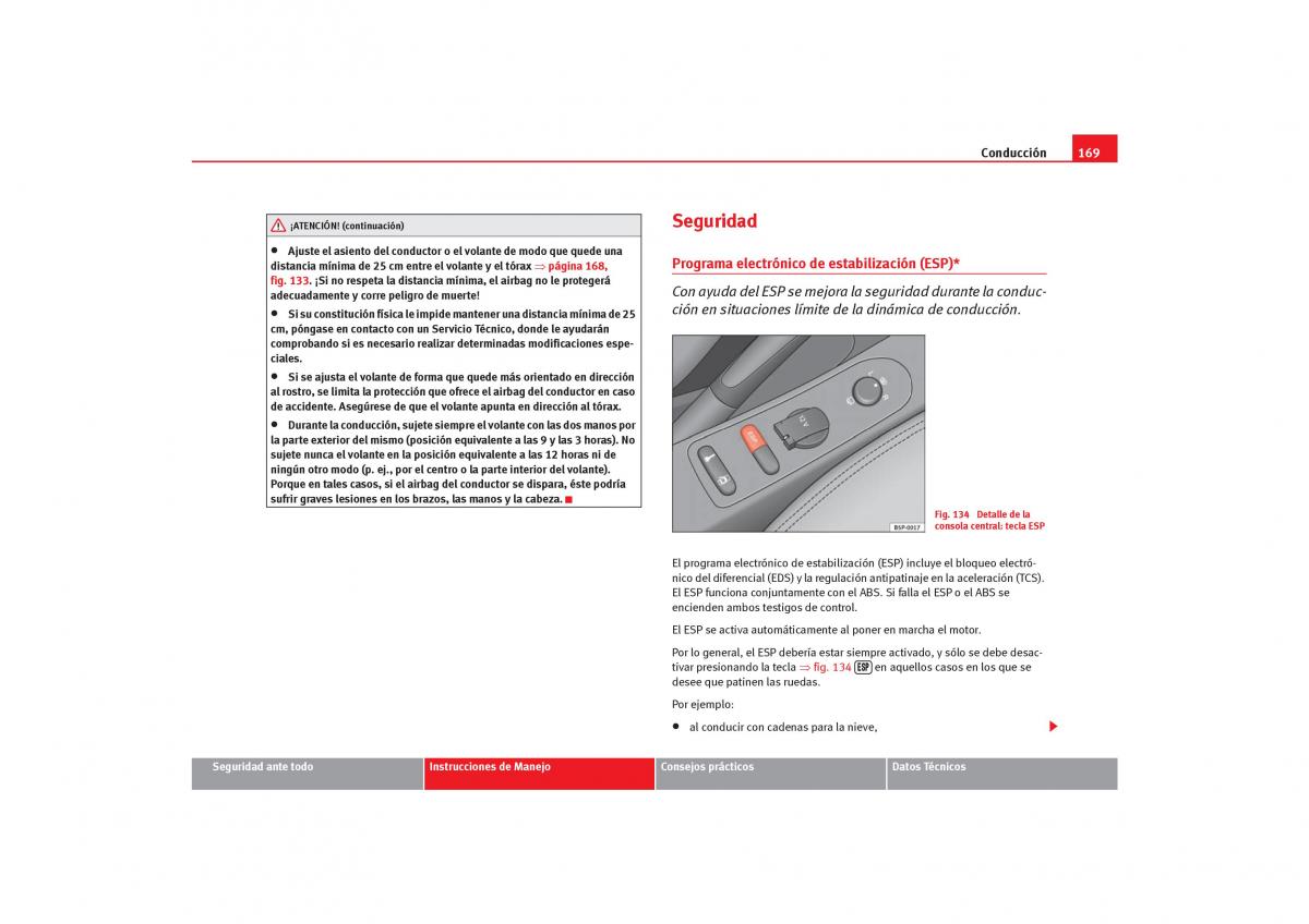 Seat Toledo III 3 manual del propietario / page 171