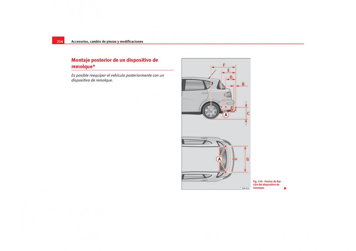 Seat Toledo III 3 manual del propietario / page 216