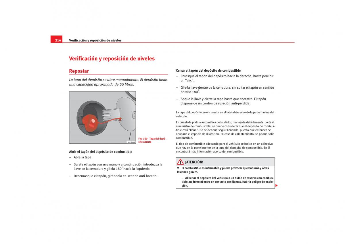 Seat Toledo III 3 manual del propietario / page 218