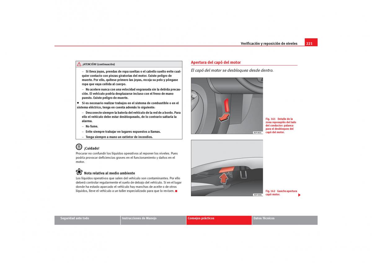 Seat Toledo III 3 manual del propietario / page 223