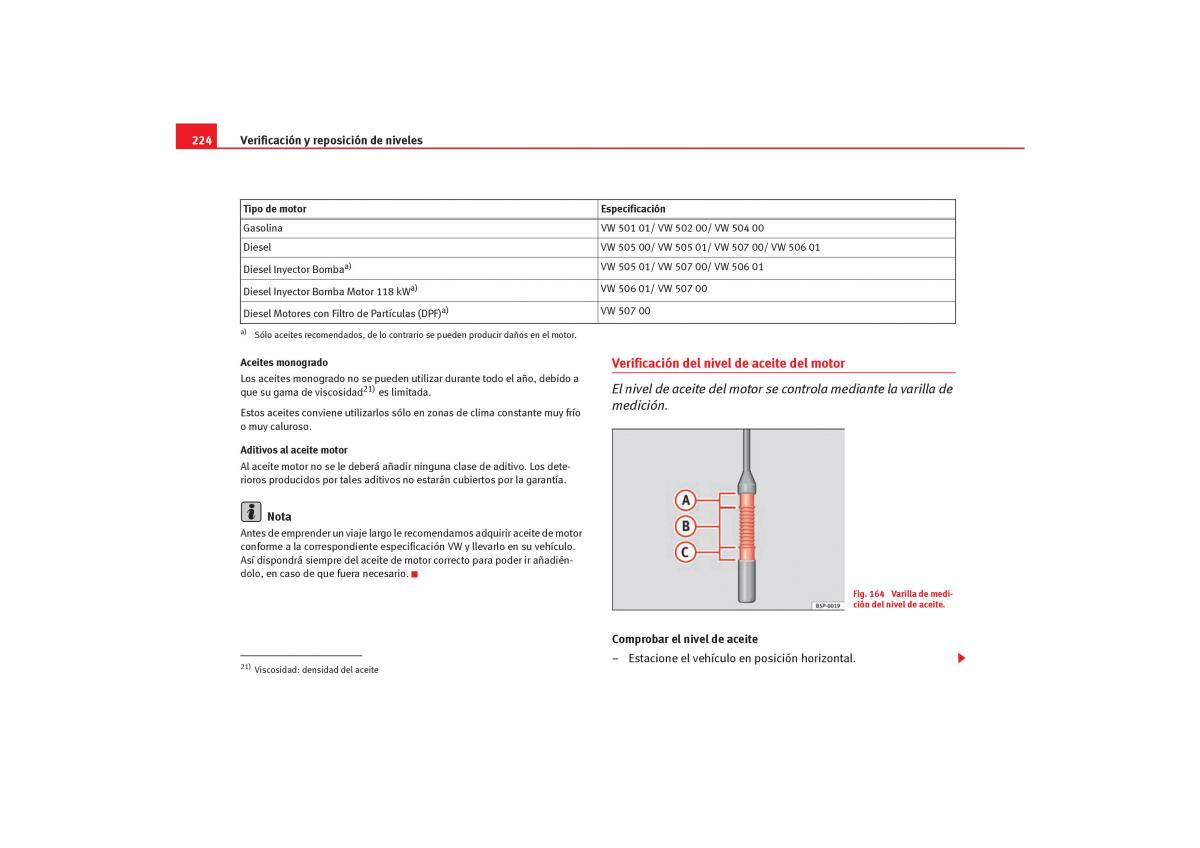 Seat Toledo III 3 manual del propietario / page 226