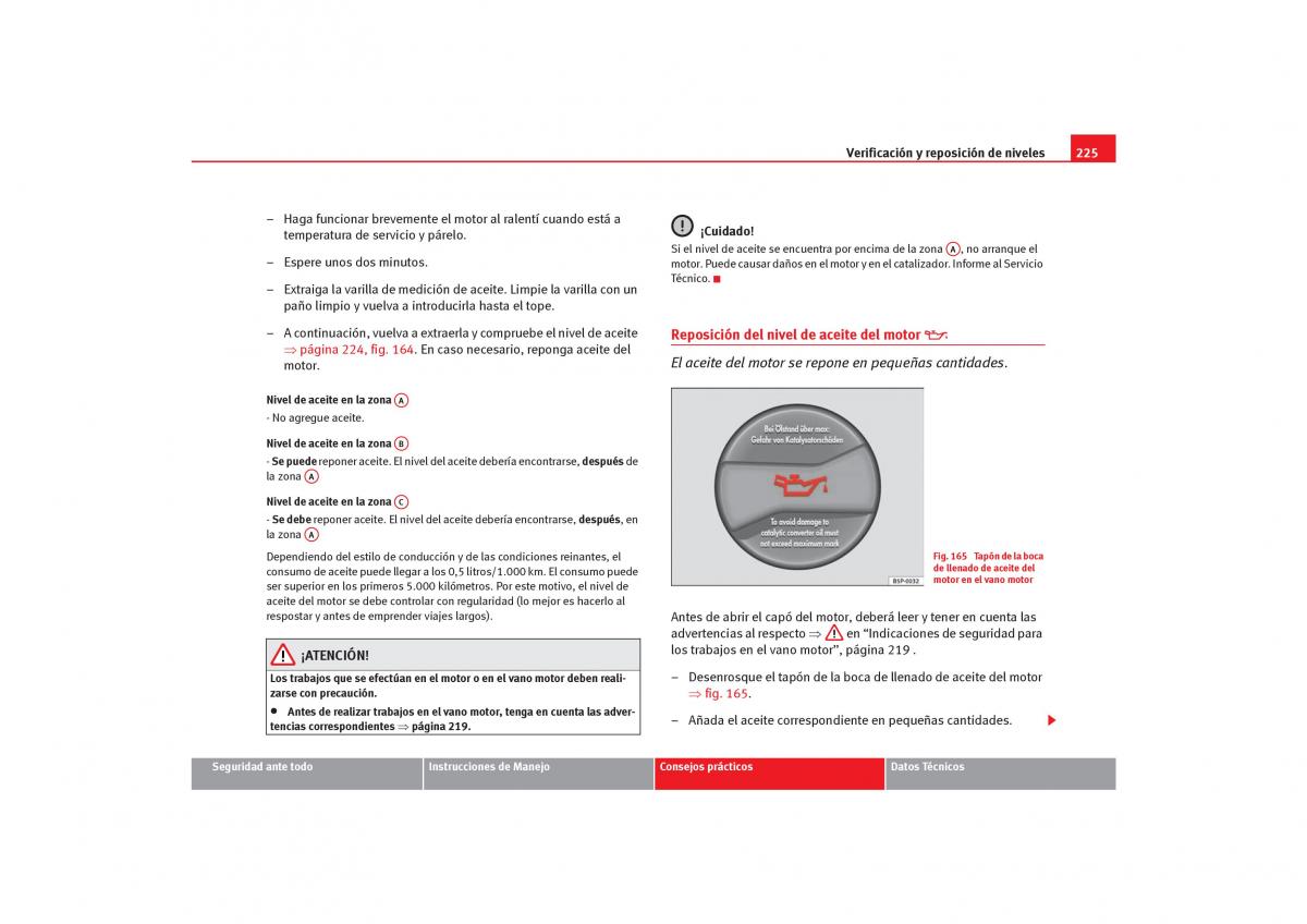 Seat Toledo III 3 manual del propietario / page 227