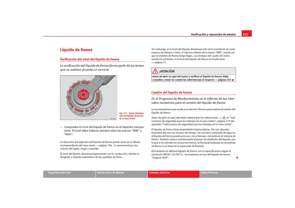 Seat Toledo III 3 manual del propietario / page 235