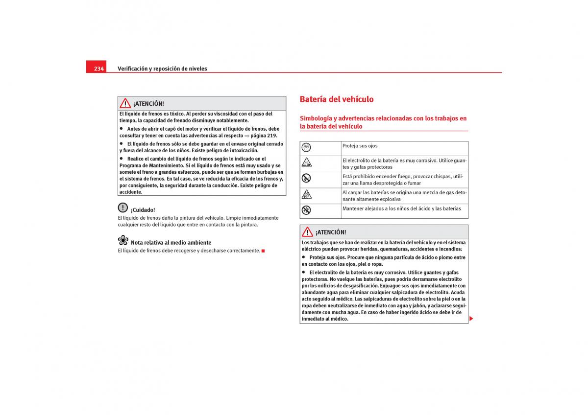 Seat Toledo III 3 manual del propietario / page 236