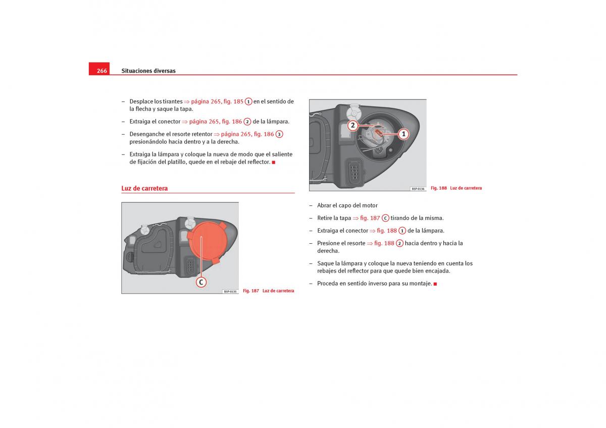 Seat Toledo III 3 manual del propietario / page 268