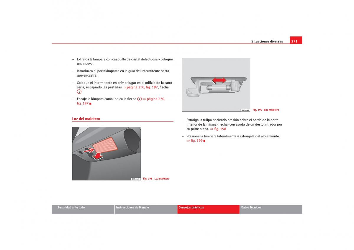 Seat Toledo III 3 manual del propietario / page 273