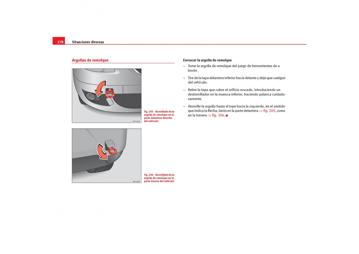 Seat Toledo III 3 manual del propietario / page 280