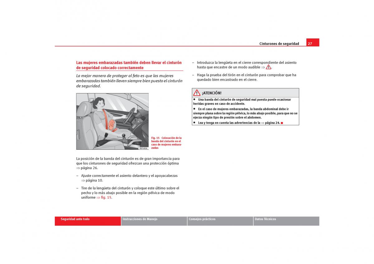 Seat Toledo III 3 manual del propietario / page 29