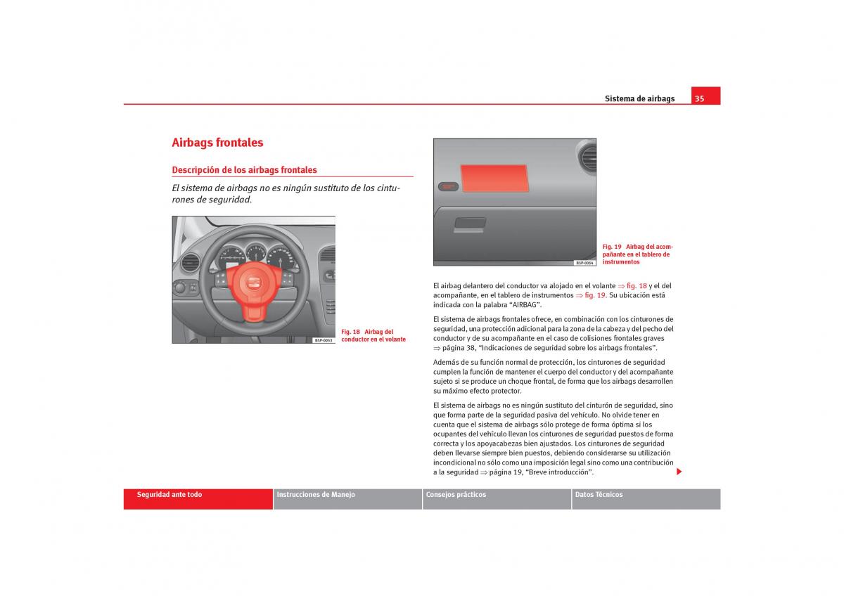 Seat Toledo III 3 manual del propietario / page 37