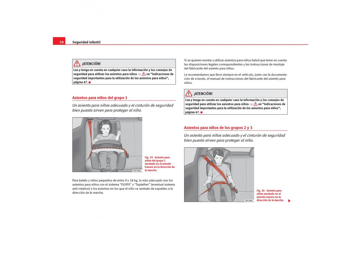 Seat Toledo III 3 manual del propietario / page 52