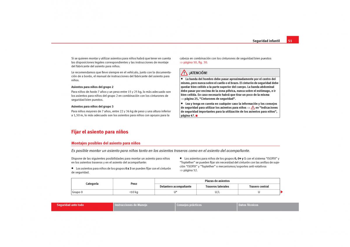 Seat Toledo III 3 manual del propietario / page 53