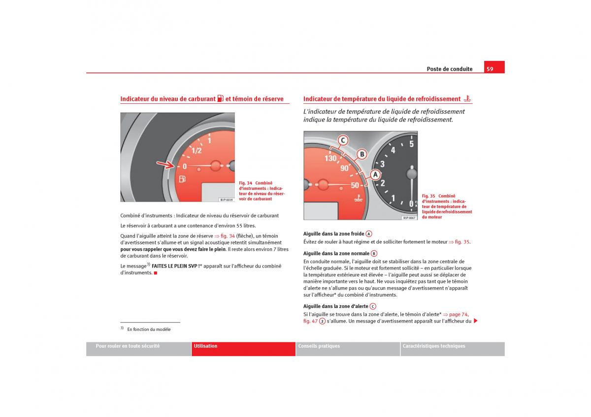 Seat Toledo III 3 manuel du proprietaire / page 61