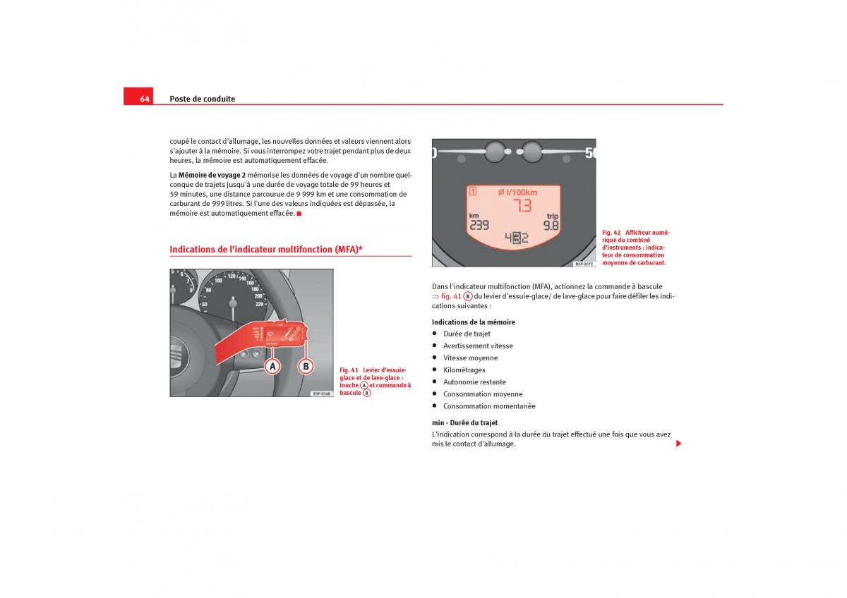 Seat Toledo III 3 manuel du proprietaire / page 66