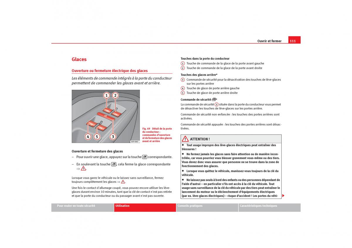 Seat Toledo III 3 manuel du proprietaire / page 113