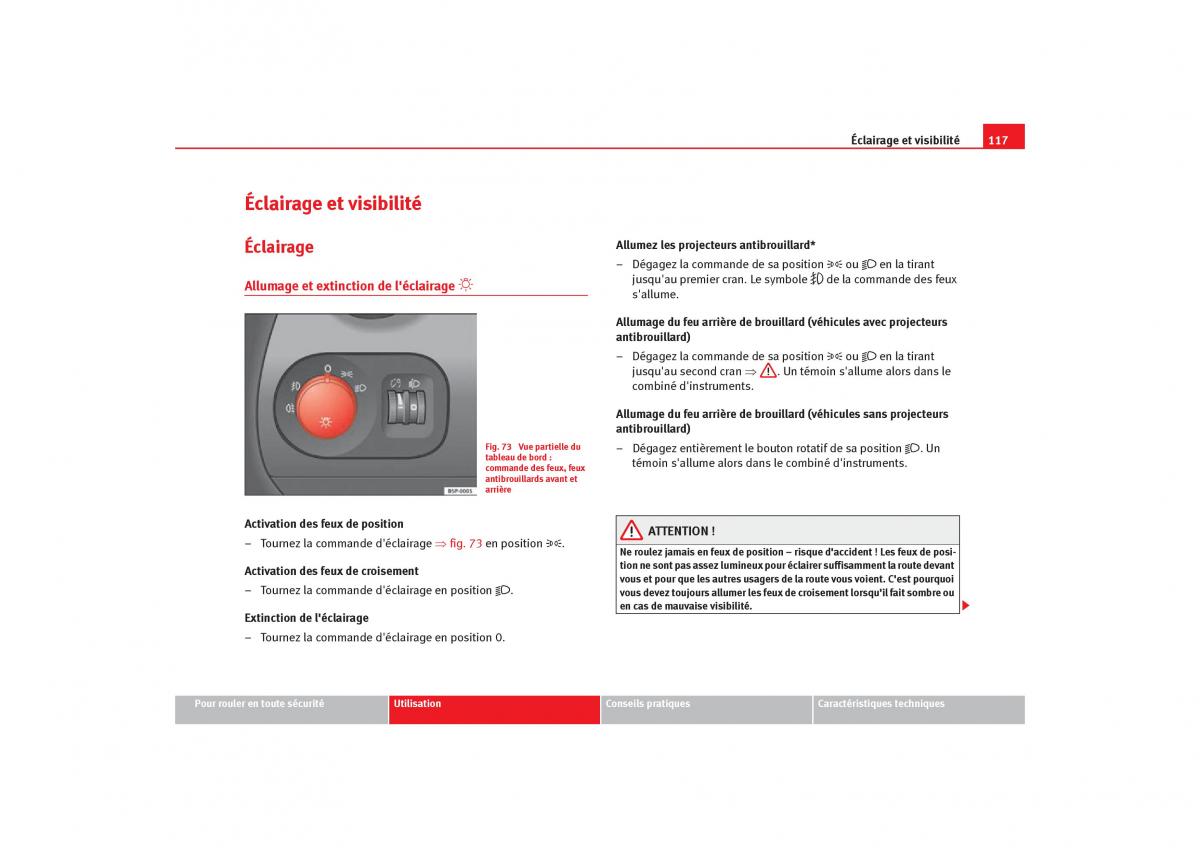 Seat Toledo III 3 manuel du proprietaire / page 119