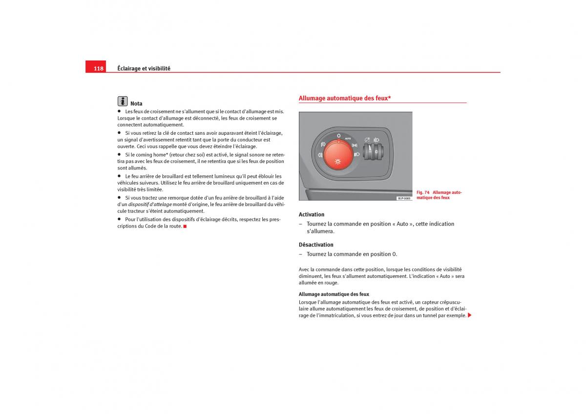 Seat Toledo III 3 manuel du proprietaire / page 120