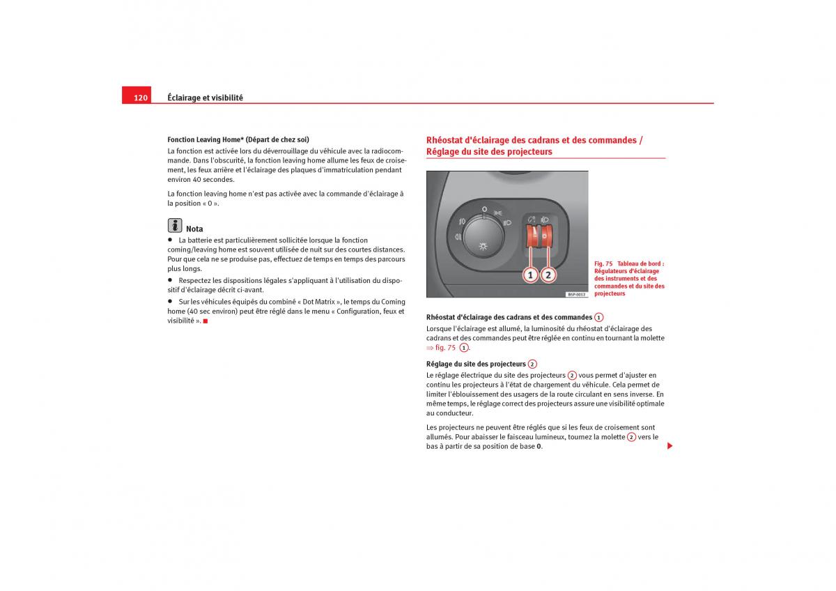 Seat Toledo III 3 manuel du proprietaire / page 122