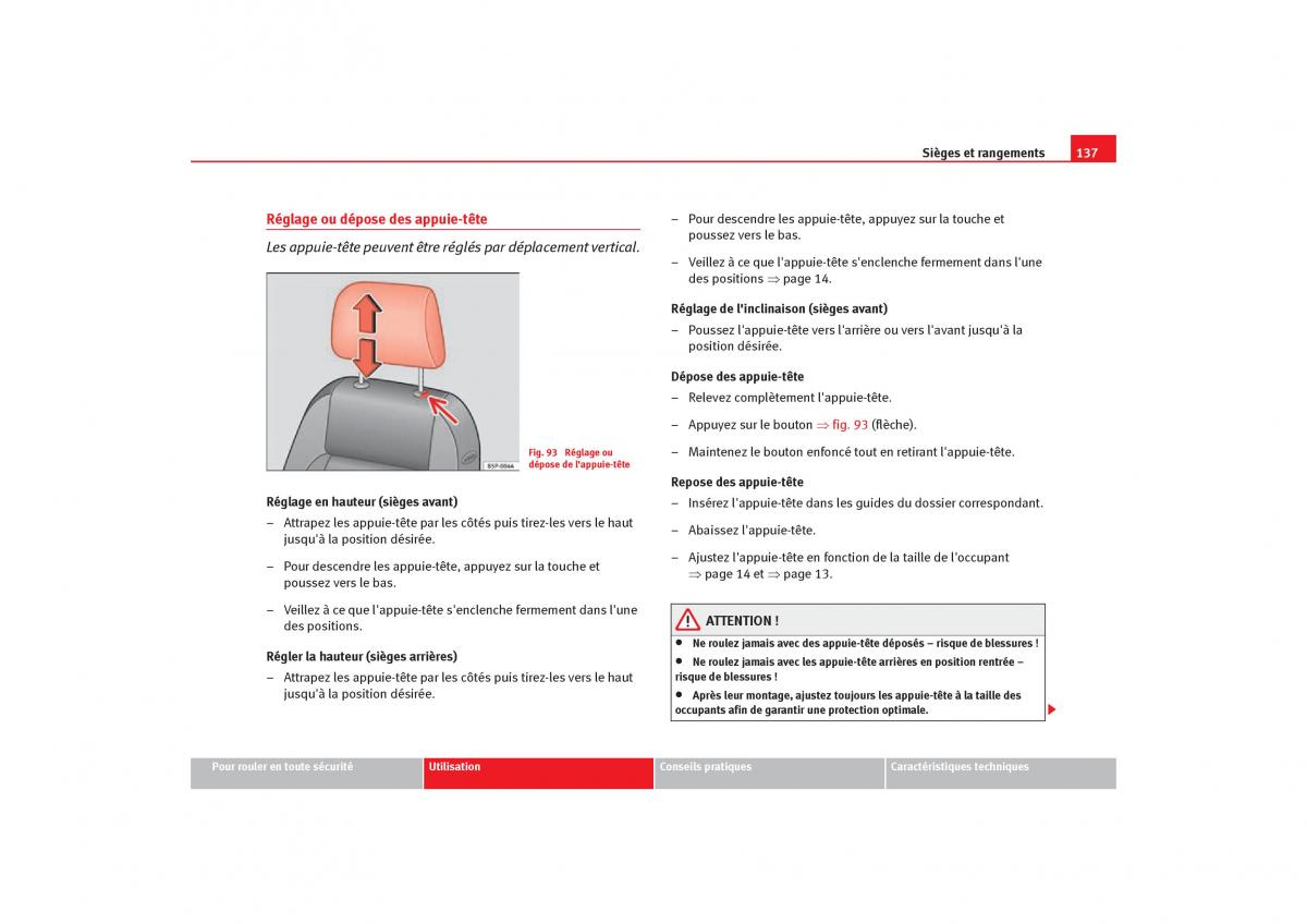 Seat Toledo III 3 manuel du proprietaire / page 139