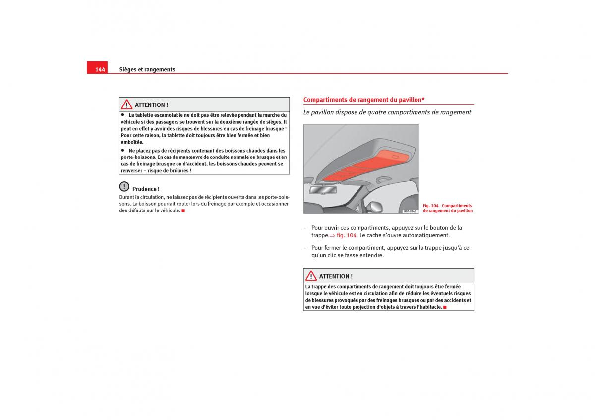 Seat Toledo III 3 manuel du proprietaire / page 146