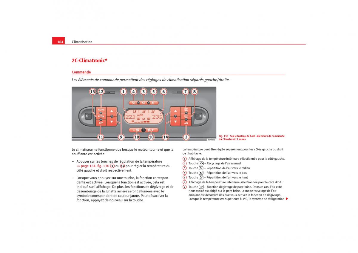 Seat Toledo III 3 manuel du proprietaire / page 166