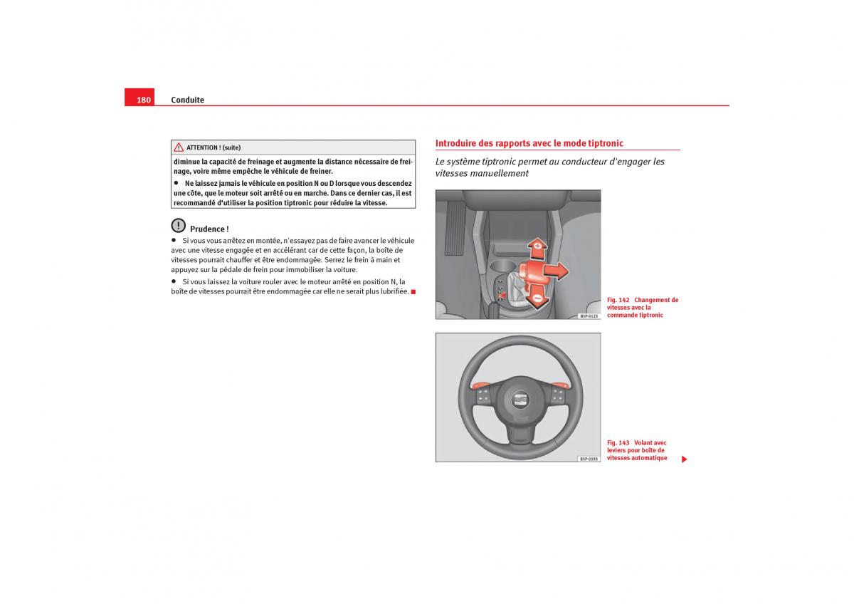 Seat Toledo III 3 manuel du proprietaire / page 182