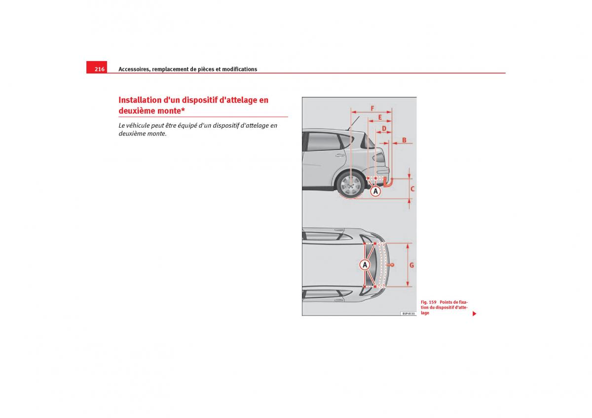 Seat Toledo III 3 manuel du proprietaire / page 218