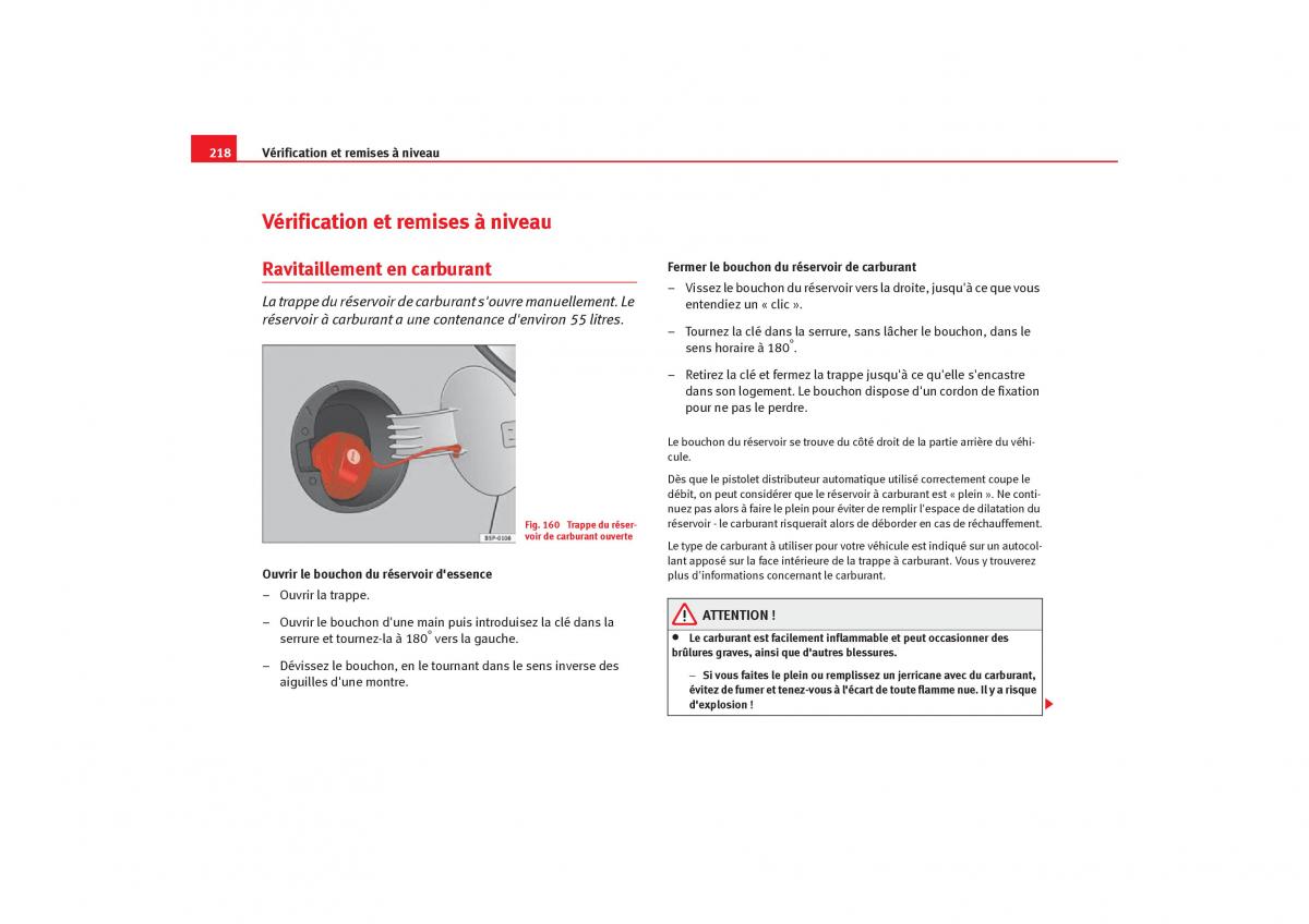 Seat Toledo III 3 manuel du proprietaire / page 220